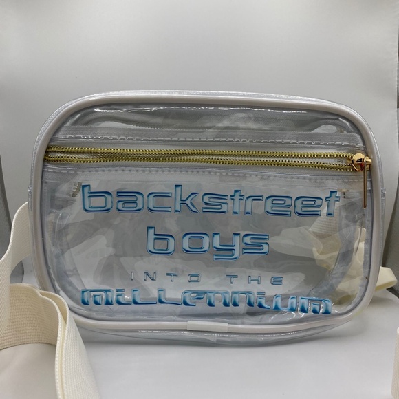 Backstreet Boys White Crossbody Waist Bag Sphere Vegas Concert - Picture 1 of 12